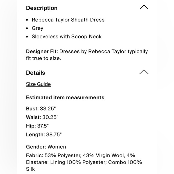 Rebecca Taylor
Scoop Neck Knee-Length Dress - Picture 7 of 10